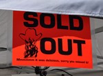bbq sold out sign